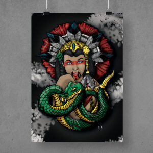 L’Indienne et le Serpent