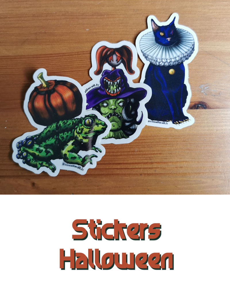 Sticker vinyle “Chat noir mystique” – Image 10